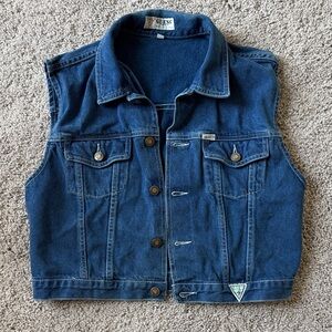 Vintage Guess Blue Vest